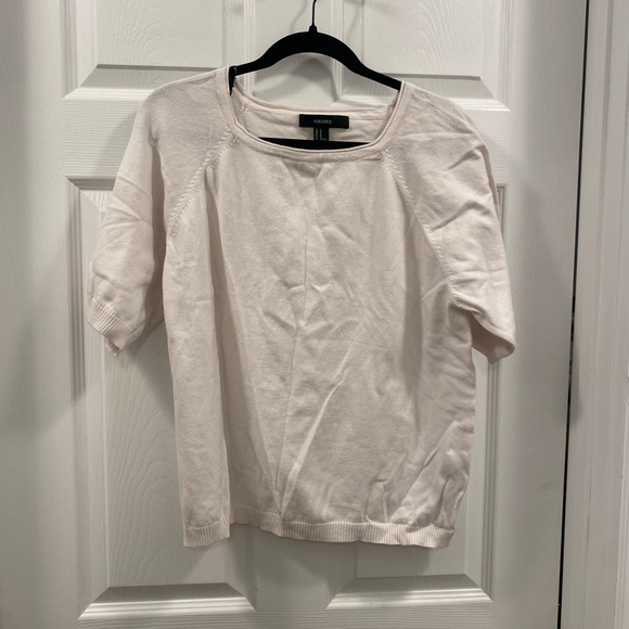 Forever 21 Womens white Pullover Short Sleeve Sweater Top - Picture 1 of 5